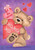 Be Mine Bear Valentine's Day House Flag