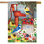 Berry Bounty Spring House Flag