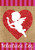 Cupid Burlap Valentine's Day House Flag