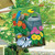 Garden Party Spring House Flag