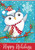 Happy Holidays Owl Christmas House Flag