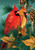Autumn Splendor Cardinals House Flag