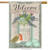 Springtime Welcome House Flag