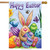 Happy Easter Bunny Holiday House Flag
