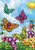 Butterflies and Sunshine Spring House Flag