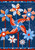Patriotic Pinwheels House Flag