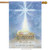 Jesus Manger Christmas House Flag