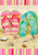 Flip Flop Summer House Flag