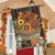 Hello Fall Floral Primitive House Flag