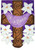 He Is Risen Cross Applique Easter House Flag