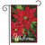 Holiday Poinsettia Christmas Garden Flag