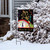 Briarwood Lane Happy New Year Clock Garden Flag with champagne and clock striking midnight celebration.