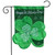 Shamrock St. Patrick's Day Applique Garden Flag