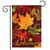 Falling Leaves Welcome Garden Flag