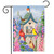 Briarwood Lane Birds of Spring Floral Garden Flag with bluebirds, cardinals, flowers and bird house.