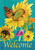 Monarch and Sunflowers Spring Garden Flag
