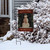 Welcome Winter Snowman Garden Flag