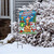 Happy Holidays Dog Christmas Garden Flag