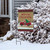 Christmas Truck Burlap Garden Flag