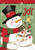 Snowman Joy Christmas Garden Flag