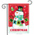 Merry Christmas Pals Snowman Garden Flag