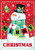 Merry Christmas Pals Snowman Garden Flag