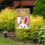 Easter Bunny Burlap Garden Flag