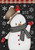 Celebrate Winter Snowman Primitive Garden Flag