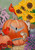 Fall Fiesta Birds Garden Flag