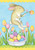 Bunny and Basket Easter Garden Flag