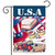 American Picnic Summer Garden Flag