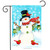 Winter Snowman Garden Flag