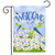 Dragonfly Welcome Summer Garden Flag