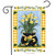 Happy St. Patrick's Day Pot of Daffodils Garden Flag