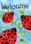 Ladybug Welcome Spring Garden Flag