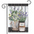 Briarwood Lane Farmhouse Flowers Spring Garden Flag with rustic floral design and seasonal spring elements.
