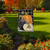 Briarwood Lane Checkered Pumpkins Autumn Garden Flag with colored pumpkins for fall seasonal primitive display.