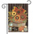 Briarwood Lane Hello Fall Floral Primitive Garden Flag with flowers, pumpkins, and autumn decor.