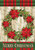 Poinsettia Wreath Christmas Garden Flag