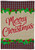 Merry Christmas Burlap Garden Flag