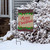 Merry Christmas Burlap Garden Flag