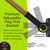 Briarwood Lane black adjustable aluminum flag pole bracket with hardware for house flag.