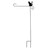 Briarwood Lane wrought iron cat garden flag stand holder, decorative flags stand with flags hardware.