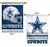 Dallas Cowboys 2 Sided NFL Vertical House Flag