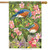 Bluebirds & Fence Spring House Flag