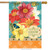 Garden Grow Floral Spring House Flag