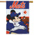 New York Mets MLB Mickey Mouse Baseball House Flag