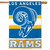 Los Angeles Rams Vertical NFL House Flag