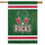 Milwaukee Bucks Applique Embroidered Banner