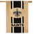 New Orleans Saints Burlap Licensed NFL House Flag